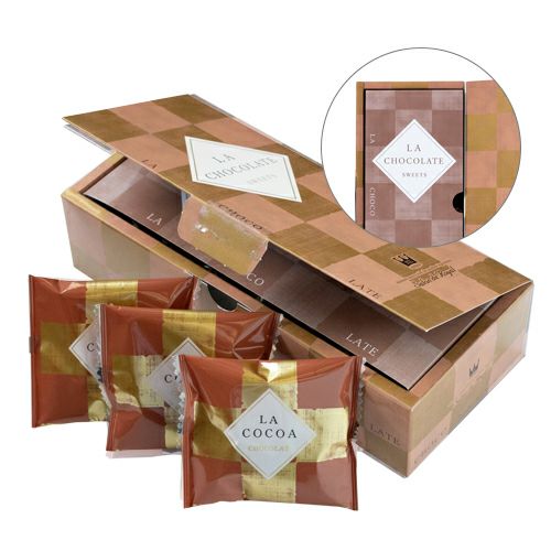 サロンドロワイヤル LA COCOA 3箱セット ラ・ラ・ラ ココアがけピーカンナッツチョコレート(160g/箱) の